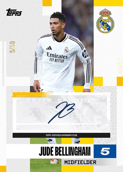 2024-25 TOPPS Real Madrid C.F. Official Team Set
